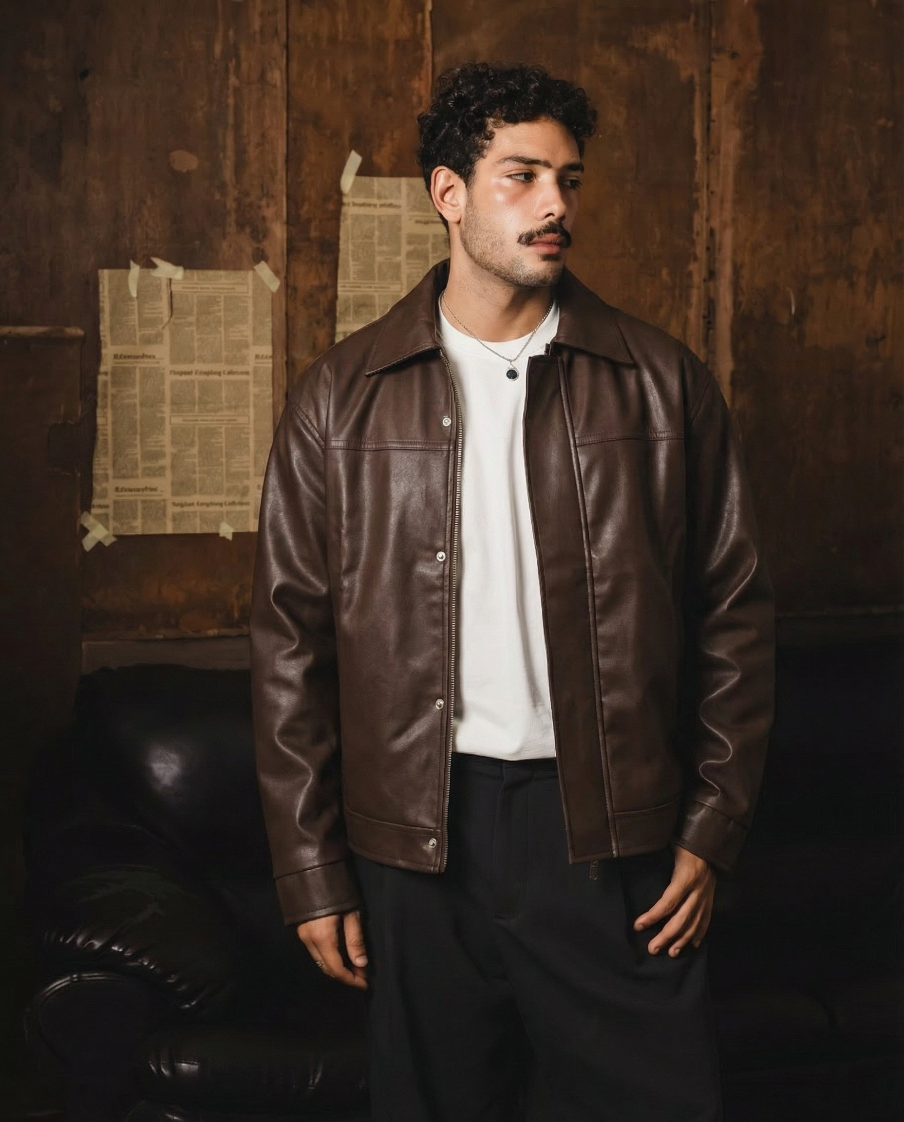 S9 Brown Leather Jacket