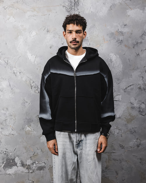 Aura handsprayed zipup