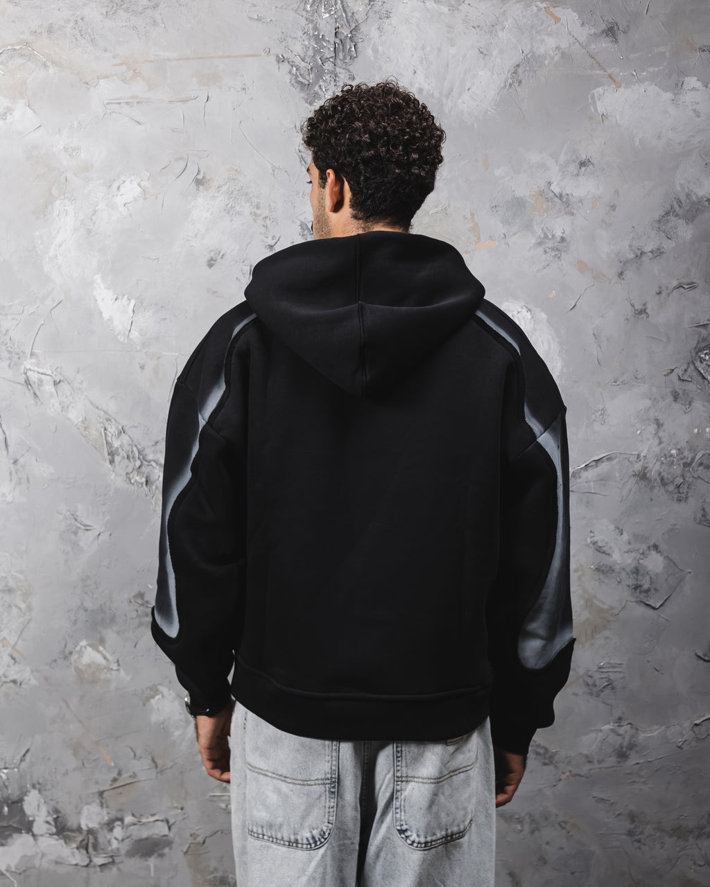 Aura handsprayed zipup